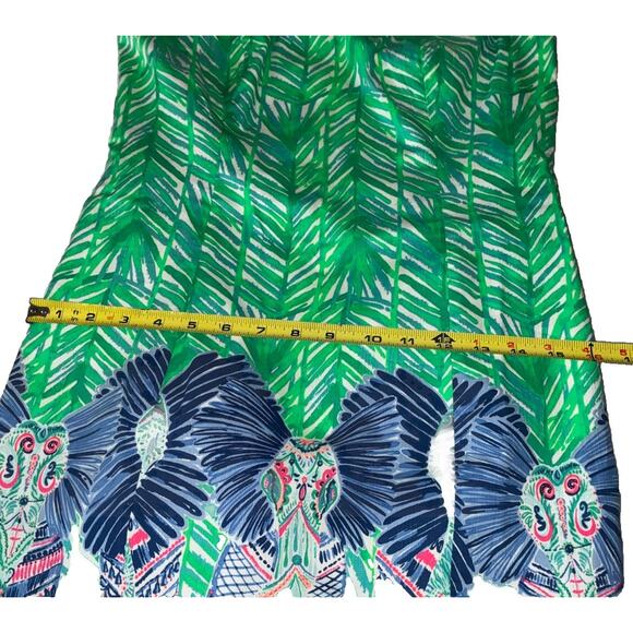 Lilly Pulitzer Mila Shift Dress New 2 Toucan Green Elephants Costa Verde - Picture 10 of 14